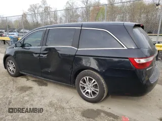 2012 Honda Odyssey EX-L with VIN 5FNRL5H67CB025164, listed as a Copart auction lot 51873715 with 110,260 mi miles and Salvage Title. Bid and sale history available at carsss.com. Image 2.