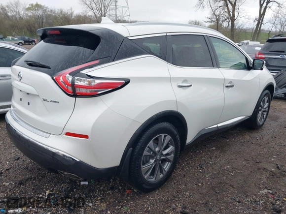 2018 Nissan Murano Platinum with VIN 5N1AZ2MH9JN163641, listed as a IAAI auction lot 41922735 with 70,884 mi miles and . Bid and sale history available at DreamBid. Image 4.