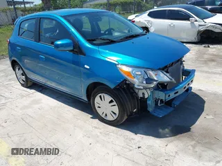2024 Mitsubishi Mirage ES z VIN ML32AUHJ0RH017988, wystawiony jako IAAI lot #42299387 z przebiegiem 9205 mil mil oraz . Historia ofert i sprzedaży dostępna na DreamBid. Obrazek 1.