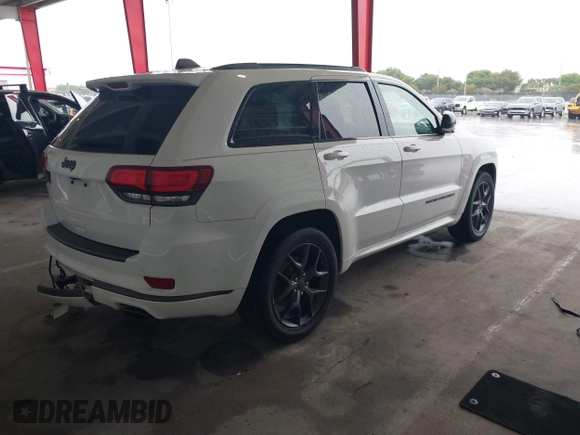 2020 Jeep Grand Cherokee Limited with VIN 1C4RJEBGXLC113663, listed as a IAAI auction lot 42412392 with 58,109 mi miles and . Bid and sale history available at DreamBid. Image 4.