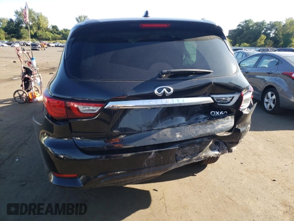 2016 Infiniti QX60 with VIN 5N1AL0MM2GC529270, listed as a Copart auction lot 70407654 with 76,916 mi miles and Non Repairable. Bid and sale history available at DreamBid. Image 6.