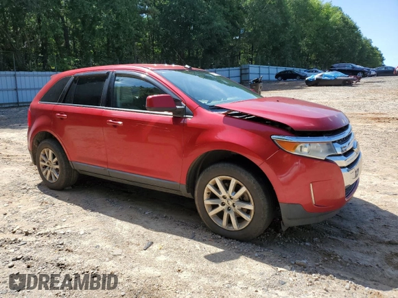 2011 Ford Edge Limited with VIN 2FMDK3KC2BBA01216, listed as a Copart auction lot 60713355 with 185,162 mi miles and Salvage title. Bid and sale history available at DreamBid. Image 4.