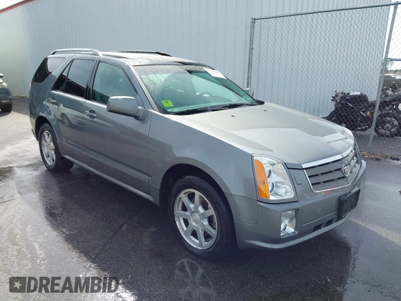 2005 Cadillac SRX with VIN 1GYEE63A550186151, listed as a IAAI auction lot 41494999 with 64,185 mi miles. Bid and sale history available at carsss.com. Image 1.