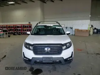 2023 Honda Ridgeline RTL with VIN 5FPYK3F56PB037672, listed as a Copart auction lot 56315435 with 26,550 mi miles and Salvage title. Bid and sale history available at DreamBid. Image 14.