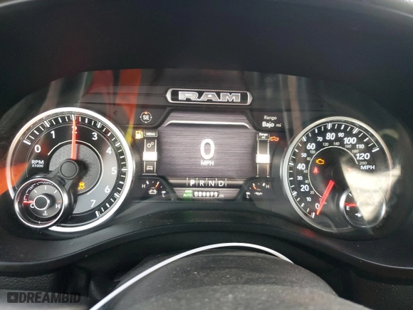 2020 Ram 1500 Big Horn with VIN 1C6RRFFG5LN268299, listed as a Copart auction lot 82467744 with 84,673 mi miles and Salvage Title. Bid and sale history available at carsss.com. Image 9.