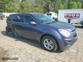 2014 Chevrolet Equinox LS with VIN 2GNALAEK6E6227873, listed as a Copart auction lot 51385795 with 129,036 mi miles and Salvage Title. Bid and sale history available at carsss.com. Image 4.