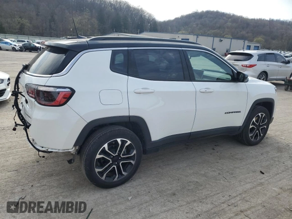 2023 Jeep Compass Limited с VIN 3C4NJDCN0PT561331, выставлен на аукционе Copart как лот 53398885 с пробегом 11 906 миль миль и Списание • Salvage title. История ставок и продаж доступна на DreamBid. Изображение 3.