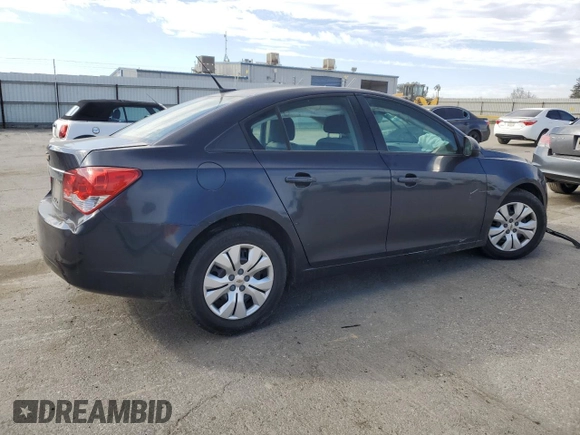2014 Chevrolet Cruze LS with VIN 1G1PA5SG2E7245554, listed as a Copart auction lot 47230925 with 104,557 mi miles and Salvage Title. Bid and sale history available at carsss.com. Image 3.