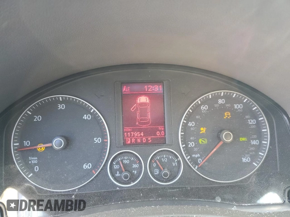 2005 Volkswagen Jetta with VIN 3VWRT71K35M639823, listed as a Copart auction lot 75345094 with 117,954 mi miles and Salvage title. Bid and sale history available at DreamBid. Image 9.