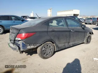 2017 Hyundai Accent SE with VIN KMHCT4AE5HU173728, listed as a Copart auction lot 48730645 with 0 mi miles and Non Repairable. Bid and sale history available at carsss.com. Image 3.