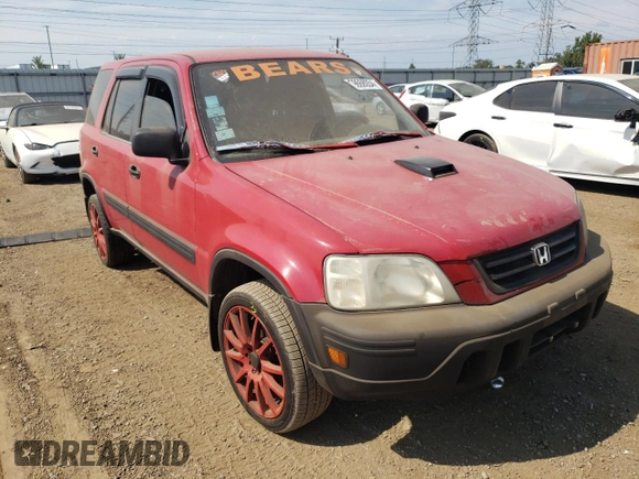 2001 Honda CR-V LX with VIN JHLRD18481C032867, listed as a Copart auction lot 69668054 with 224,578 mi miles and Salvage Title. Bid and sale history available at carsss.com. Image 4.