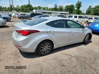 2015 Hyundai Elantra SE with VIN 5NPDH4AE8FH558895, listed as a Copart auction lot 63580425 with 106,504 mi miles and Salvage title. Bid and sale history available at DreamBid. Image 3.