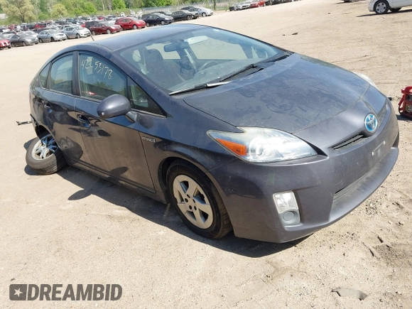 2010 Toyota Prius II with VIN JTDKN3DU6A0144856, listed as a IAAI auction lot 42253178 with 144,630 mi miles and . Bid and sale history available at DreamBid. Image 1.