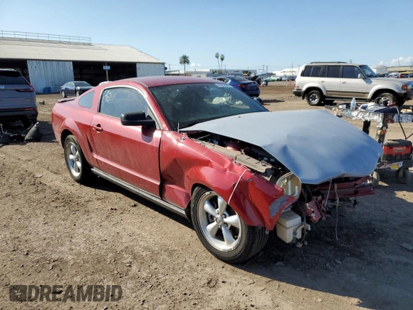 2008 Ford Mustang Deluxe with VIN 1ZVHT80N285138347, listed as a Copart auction lot 47812994 with 0 mi miles and Salvage Title. Bid and sale history available at carsss.com. Image 4.