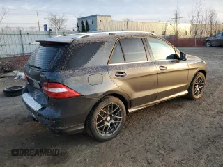 2014 Mercedes-Benz M 350 with VIN 4JGDA2EB4EA424086, listed as a Copart auction lot 48661845 with 131,818 mi miles and Salvage Title. Bid and sale history available at DreamBid. Image 3.