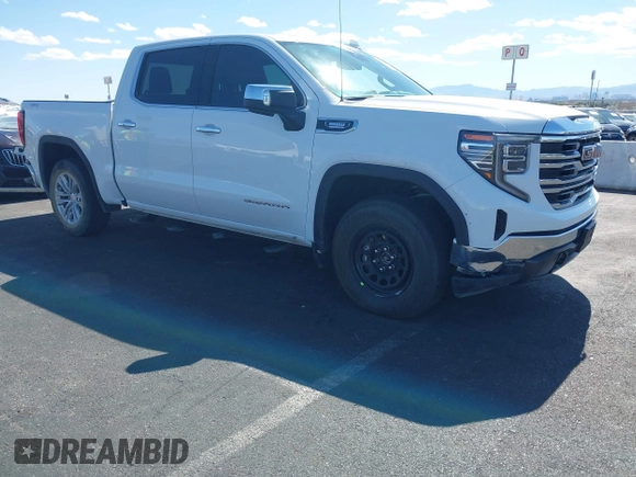 2023 GMC Sierra 1500 SLT z VIN 3GTUUDE86PG103392, wystawiony jako IAAI lot #42272800 z przebiegiem 25 545 mil mil oraz . Historia ofert i sprzedaży dostępna na DreamBid. Obrazek 1.