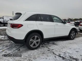 2022 Mercedes-Benz GLC 300 with VIN W1N0G8EB5NG077524, listed as a Copart auction lot 88498905 with 18,099 mi miles and Salvage title. Bid and sale history available at DreamBid. Image 3.