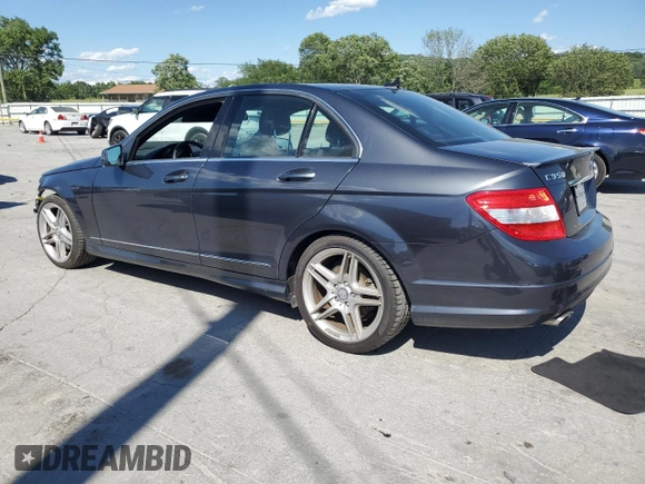 2011 Mercedes-Benz C 350 Sport with VIN WDDGF5GB8BF534211, listed as a Copart auction lot 58275125 with 45,100 mi miles and Salvage title. Bid and sale history available at DreamBid. Image 2.