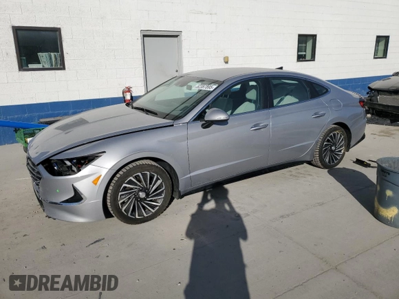 2023 Hyundai Sonata SEL with VIN KMHL34JJ4PA080051, listed as a Copart auction lot 52387895 with 35,227 mi miles and Salvage Title. Bid and sale history available at DreamBid. Image 1.