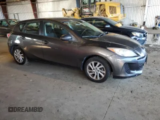 2012 Mazda 3 i Touring with VIN JM1BL1L82C1568109, listed as a Copart auction lot 49119925 with 175,297 mi miles and Salvage Title. Bid and sale history available at DreamBid. Image 4.