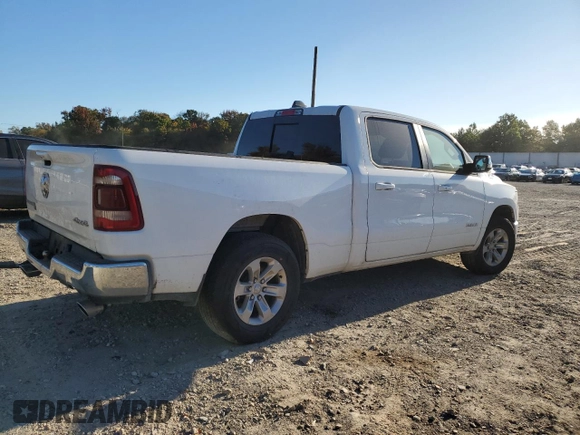 2023 Ram 1500 Laramie with VIN 1C6SRFRT0PN641605, listed as a Copart auction lot 70271924 with 17,917 mi miles and Salvage title. Bid and sale history available at DreamBid. Image 3.