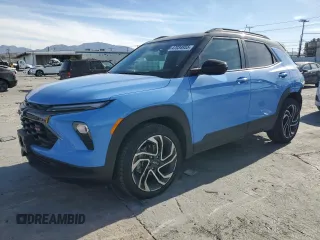 2024 Chevrolet TrailBlazer RS with VIN KL79MTSL1RB068360, listed as a Copart auction lot 47034955 with 8,091 mi miles and Salvage Title. Bid and sale history available at carsss.com. Image 1.