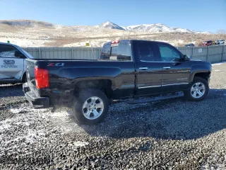 2018 Chevrolet Silverado 1500 LTZ with VIN 1GCVKSECXJZ271417, listed as a Copart auction lot 42434595 with 59,063 mi miles and Salvage Title. Bid and sale history available at carsss.com. Image 3.