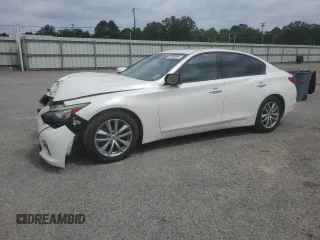 2015 Infiniti Q50 Premium z VIN JN1BV7AP6FM346556, wystawiony jako Copart lot #57506895 z przebiegiem 145 374 mil mil oraz Szkoda całkowita • Salvage title. Historia ofert i sprzedaży dostępna na DreamBid. Obrazek 1.