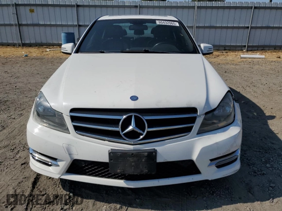2014 Mercedes-Benz C 250 Sport with VIN WDDGF4HB2ER311836, listed as a Copart auction lot 60432065 with 170,911 mi miles and Salvage title. Bid and sale history available at DreamBid. Image 5.