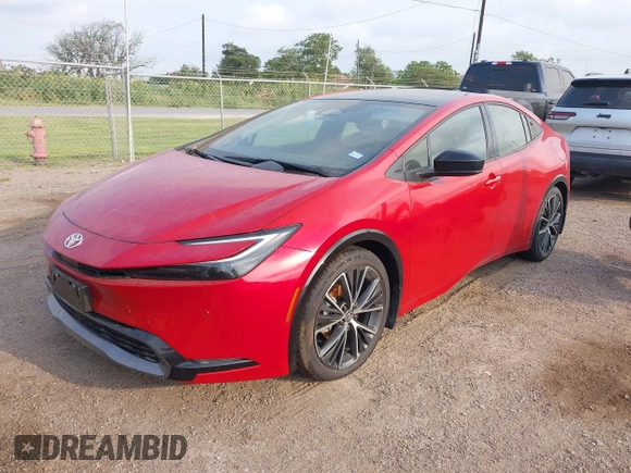 2024 Toyota Prius LE with VIN JTDACAAU8R3044021, listed as a IAAI auction lot 42169592 with 333 mi miles and . Bid and sale history available at DreamBid. Image 2.