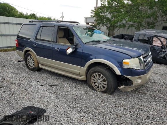 2010 Ford Expedition Eddie Bauer with VIN 1FMJU1H53AEA17695, listed as a Copart auction lot 55859415 with 207,090 mi miles and Salvage title. Bid and sale history available at DreamBid. Image 4.
