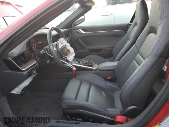 2020 Porsche 911 Carrera S with VIN WP0CB2A92LS262255, listed as a Copart auction lot 79292934 with 15,704 mi miles and Salvage Title. Bid and sale history available at carsss.com. Image 7.