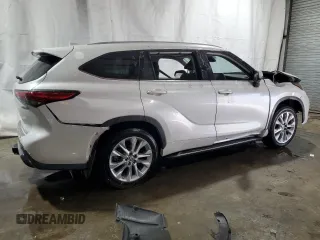 2023 Toyota Highlander Hybrid Limited with VIN 5TDXBRCH6PS581753, listed as a Copart auction lot 58241645 with 59,163 mi miles and Clean title. Bid and sale history available at DreamBid. Image 3.