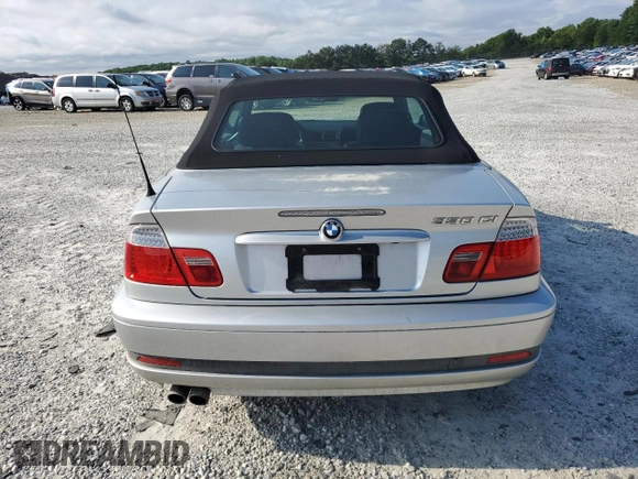 2004 BMW 3 Series 330Ci with VIN WBABW53474PL40064, listed as a Copart auction lot 54555755 with 122,820 mi miles and Salvage title. Bid and sale history available at DreamBid. Image 6.