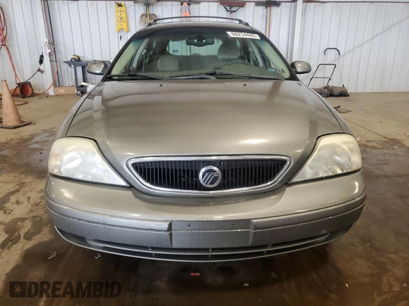 2002 Mercury Sable with VIN 1MEFM58U82G612541, listed as a Copart auction lot 60254405 with 171,854 mi miles and Salvage title. Bid and sale history available at DreamBid. Image 5.