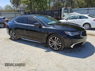 2020 Acura TLX w/Technology Pkg with VIN 19UUB2F4XLA005126, listed as a Copart auction lot 48730125 with 110,556 mi miles and Clean Title. Bid and sale history available at carsss.com. Image 4.