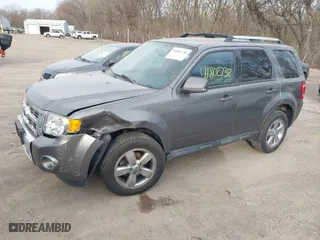 2012 Ford Escape Limited with VIN 1FMCU0E73CKB00640, listed as a IAAI auction lot 41802738 with 128,866 mi miles. Bid and sale history available at carsss.com. Image 2.
