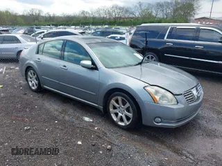 2007 Nissan Maxima 3.5 SE with VIN 1N4BA41E97C864180, listed as a IAAI auction lot 41961863 with 1 mi miles. Bid and sale history available at carsss.com. Image 1.