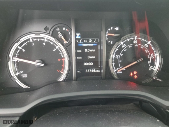 2022 Toyota 4Runner TRD Off Road Premium with VIN JTERU5JR5N6077033, listed as a Copart auction lot 45323235 with 33,746 mi miles and Salvage Title. Bid and sale history available at carsss.com. Image 9.
