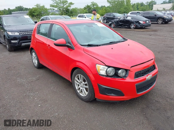 2016 Chevrolet Sonic LT with VIN 1G1JC6SB4G4175263, listed as a IAAI auction lot 42585844 with 100,109 mi miles and . Bid and sale history available at DreamBid. Image 1.