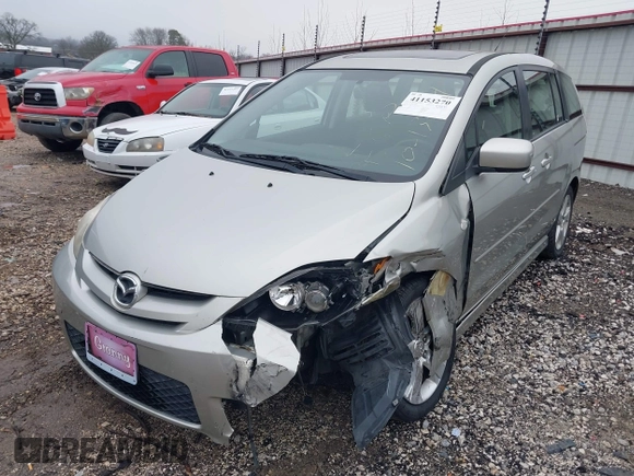 2007 Mazda 5 Touring with VIN JM1CR29L570139627, listed as a IAAI auction lot 41153270 with 90,228 mi miles and . Bid and sale history available at carsss.com. Image 2.