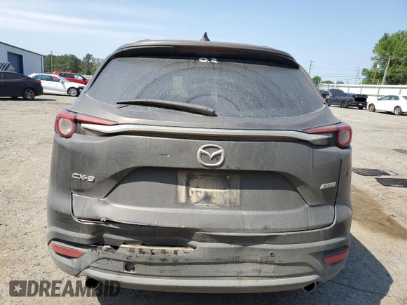 2016 Mazda CX-9 Touring with VIN JM3TCACY2G0121643, listed as a Copart auction lot 53341555 with 143,650 mi miles and Salvage title. Bid and sale history available at DreamBid. Image 6.
