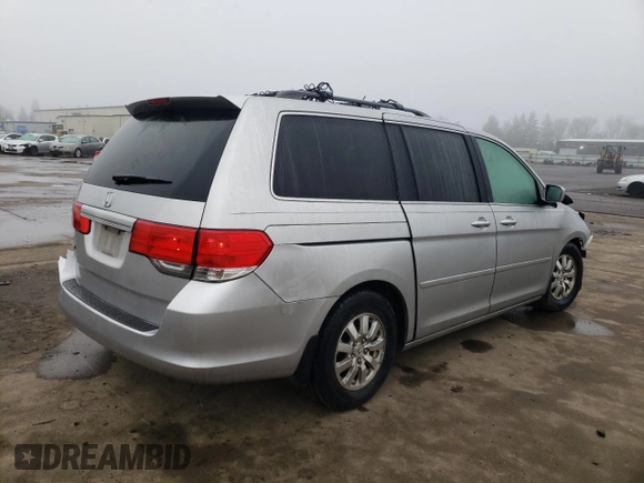 2010 Honda Odyssey EX-L with VIN 5FNRL3H78AB110573, listed as a Copart auction lot 46325085 with 161,543 mi miles and Salvage Title. Bid and sale history available at carsss.com. Image 3.