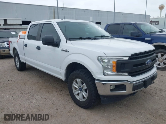 2018 Ford F-150 XL with VIN 1FTFW1E58JKE22834, listed as a IAAI auction lot 41923960 with 214,459 mi miles. Bid and sale history available at carsss.com. Image 1.