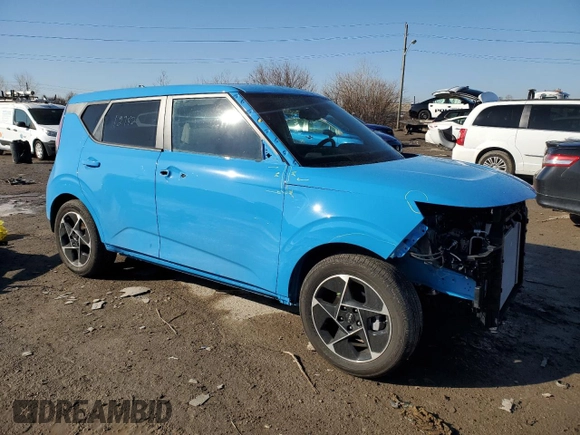 2024 Kia Soul EX with VIN KNDJ33AU2R7228701, listed as a Copart auction lot 46341625 with 4,703 mi miles and Salvage Title. Bid and sale history available at carsss.com. Image 4.