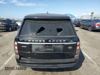 2016 Land Rover Range Rover Supercharged with VIN SALGS2EF7GA279669, listed as a Copart auction lot 50942405 with 95,714 mi miles and Salvage title. Bid and sale history available at DreamBid. Image 6.