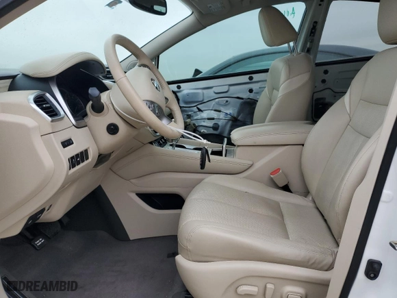 2017 Nissan Murano SL with VIN 5N1AZ2MH1HN153177, listed as a Copart auction lot 42220095 with 57,594 mi miles and Salvage Title. Bid and sale history available at carsss.com. Image 7.