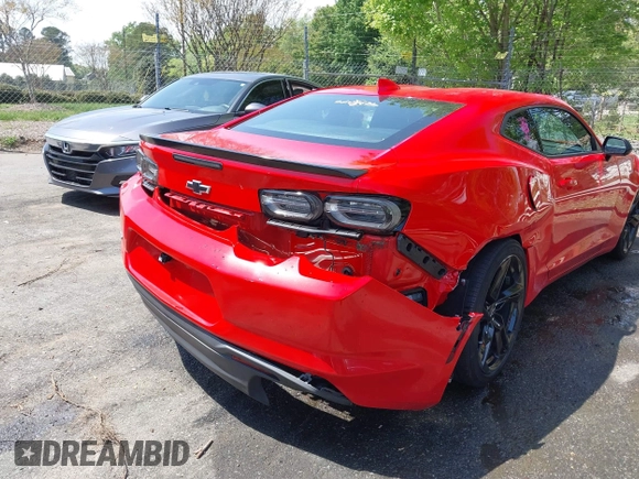 2020 Chevrolet Camaro 1LT with VIN 1G1FB1RX1L0113401, listed as a IAAI auction lot 42018427 with 61,603 mi miles and . Bid and sale history available at DreamBid. Image 6.
