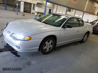 2004 Chevrolet Monte Carlo SS with VIN 2G1WX15K949198779, listed as a Copart auction lot 41872845 with 208,424 mi miles and Salvage Title. Bid and sale history available at carsss.com. Image 1.
