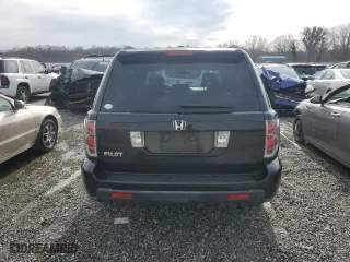 2007 Honda Pilot EX-L with VIN 5FNYF28557B037747, listed as a Copart auction lot 43021495 with 199,402 mi miles and Salvage Title. Bid and sale history available at carsss.com. Image 6.